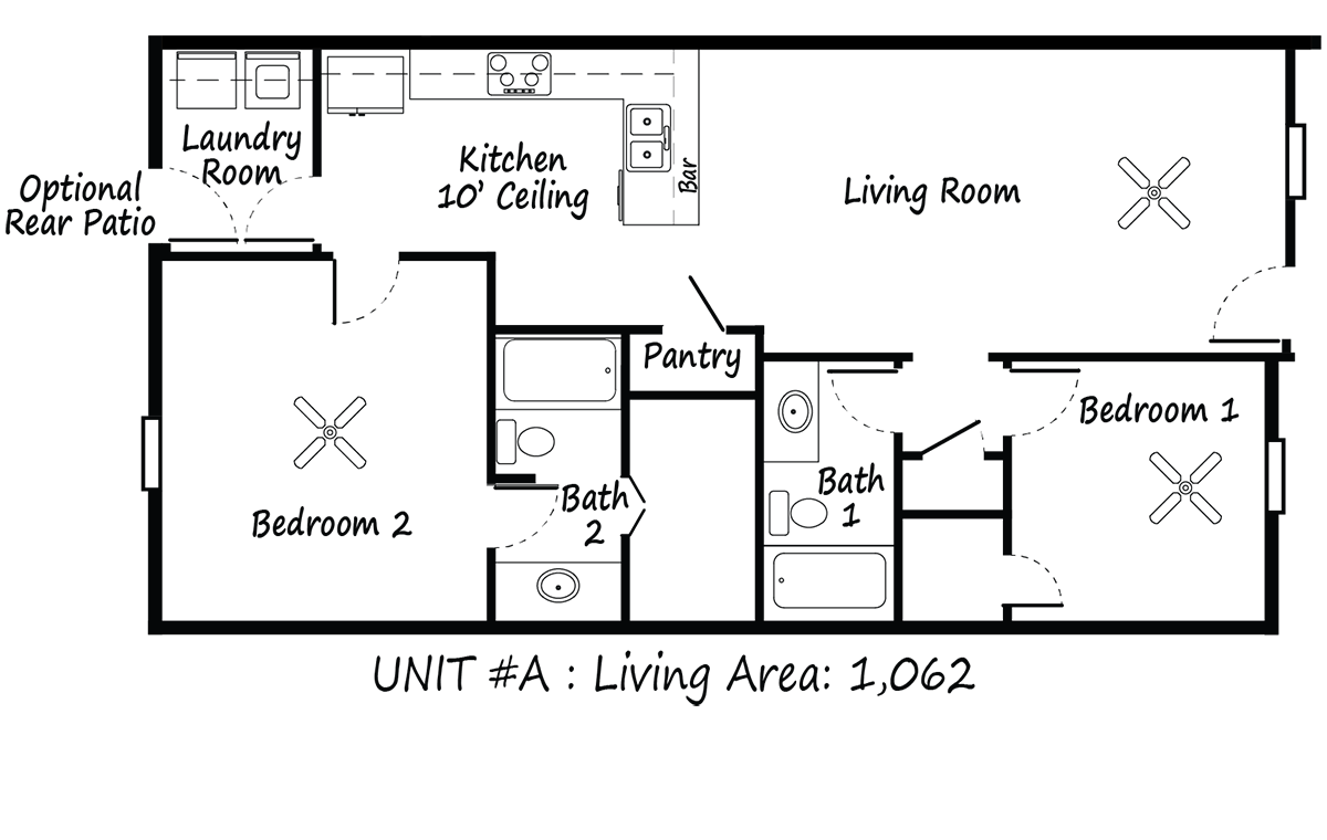 Unit A Floor plan