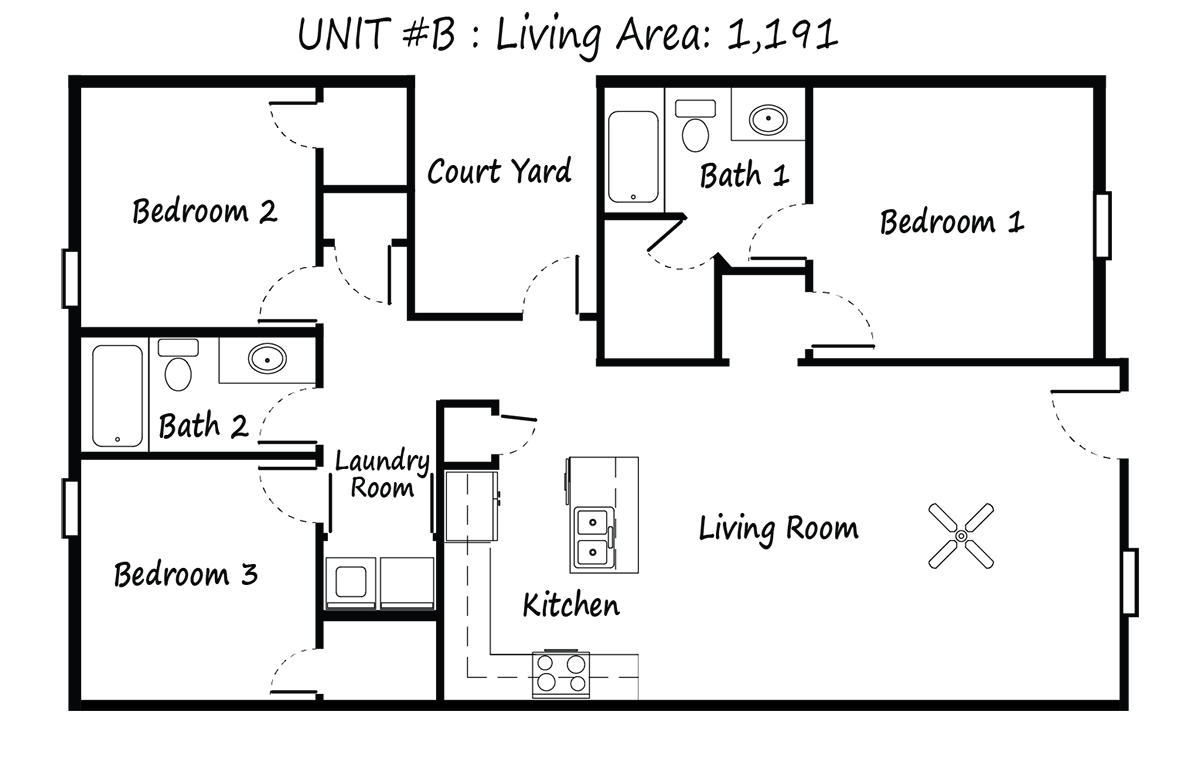 Unit B Floor Plan
