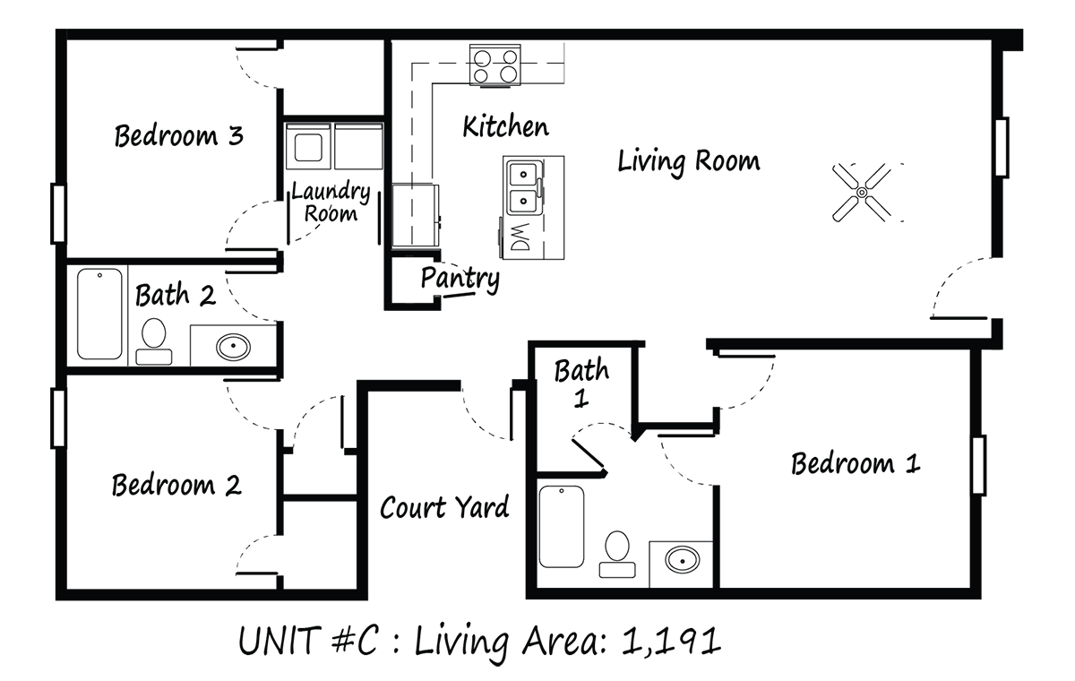 Style C Townhome Floor Plan